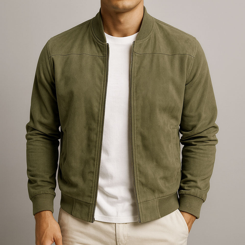 Lorenzo™ – Giacca Bomber in Camoscio