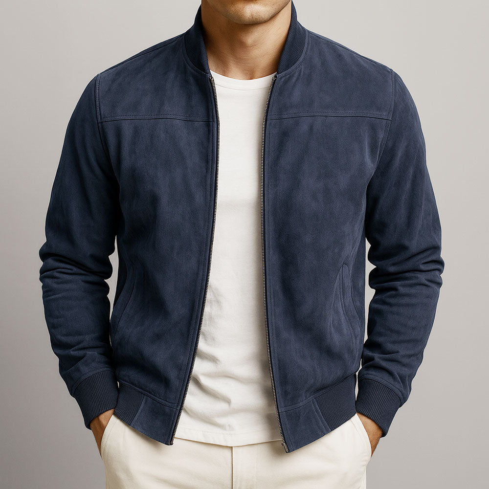 Lorenzo™ – Giacca Bomber in Camoscio