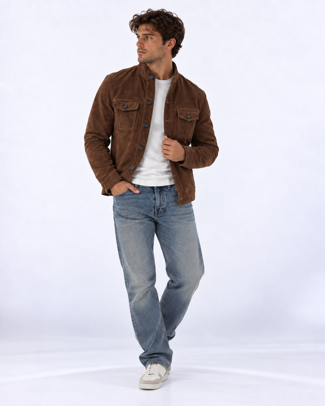 Tommaso | Bomber Scamosciato Premium