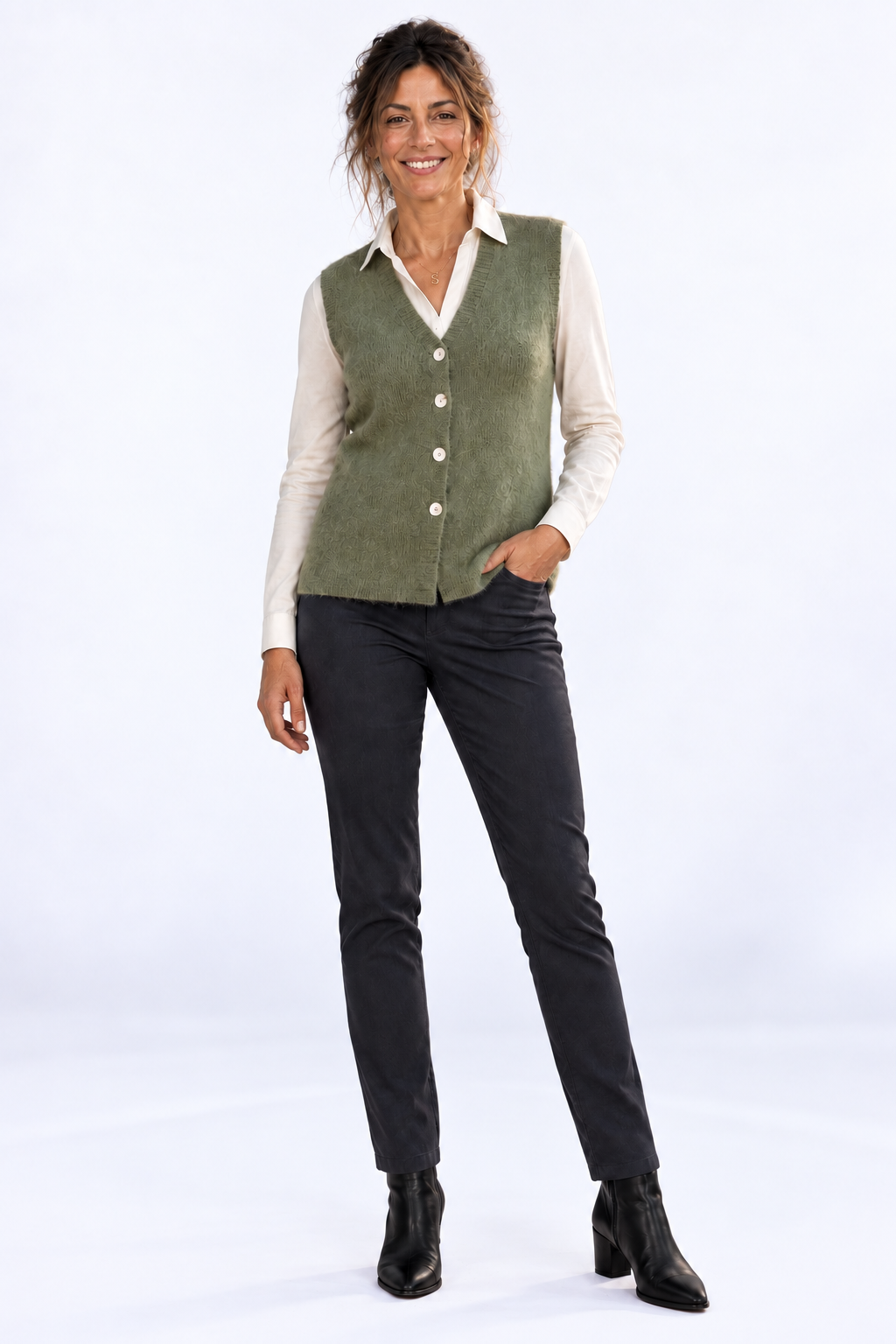 Gilet in Maglia Beatrice