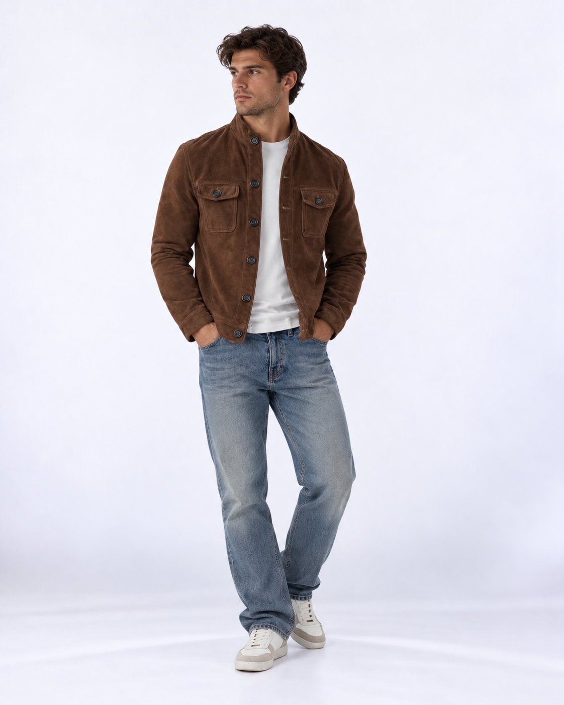 Tommaso | Bomber Scamosciato Premium
