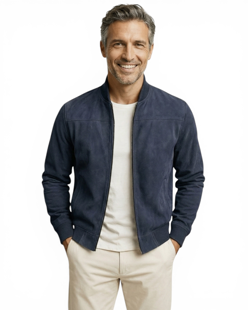 Lorenzo™ – Giacca Bomber in Camoscio